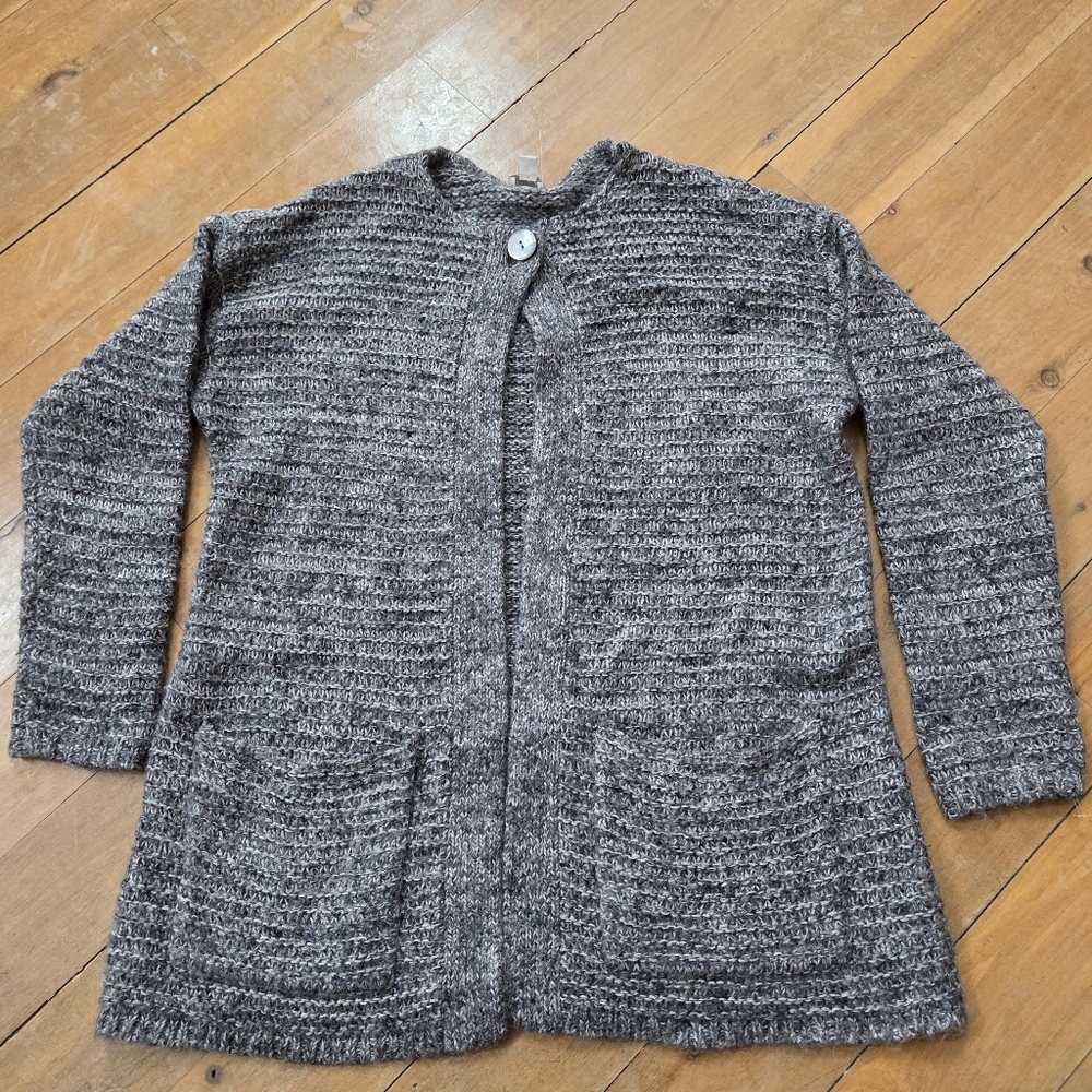 J. Jill Wool Cashmere Blend Sweater Cardigan